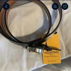 Mario Valentino | Accessories | Valentino Black Belt Size L 